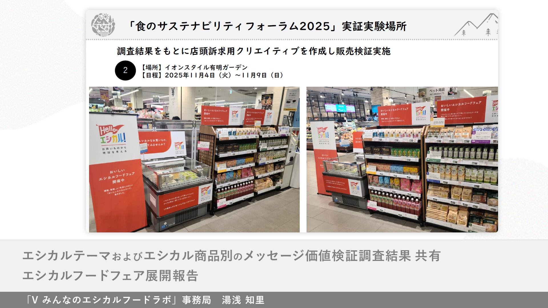 「【エシカルテーマおよびエシカル商品別のメッセージ価値検証調査結果 共有】」の画像