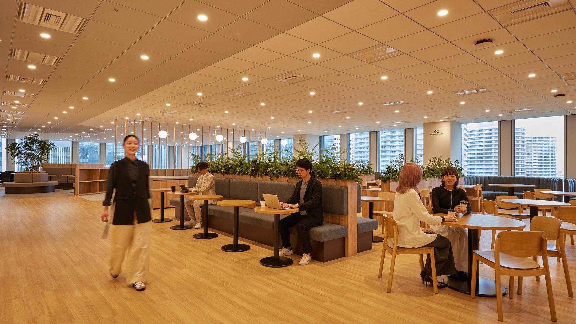 リフレッシュスペースの説明画像です