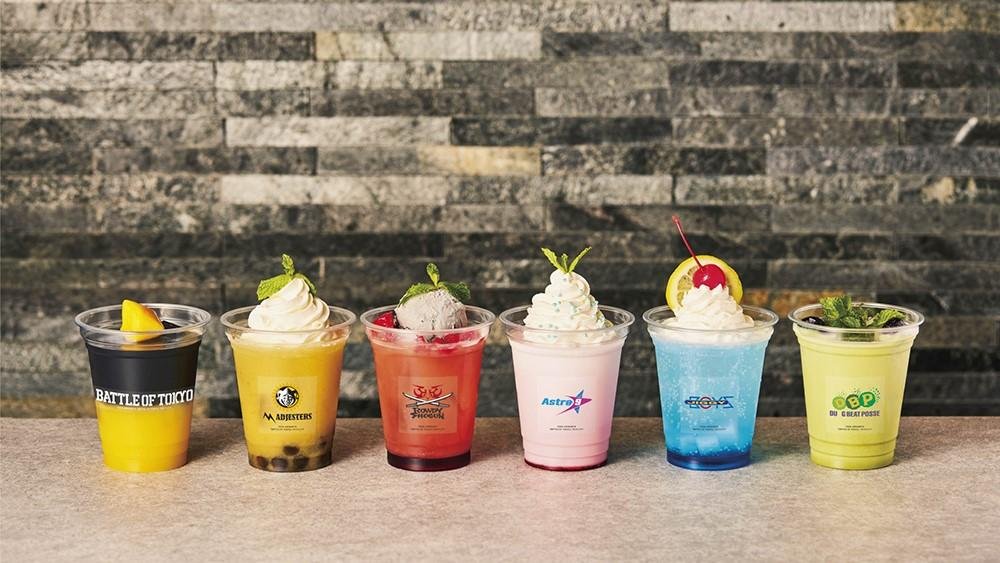 「BATTLE OF TOKYO」カラーをモチーフにしたオリジナルドリンクの画像です