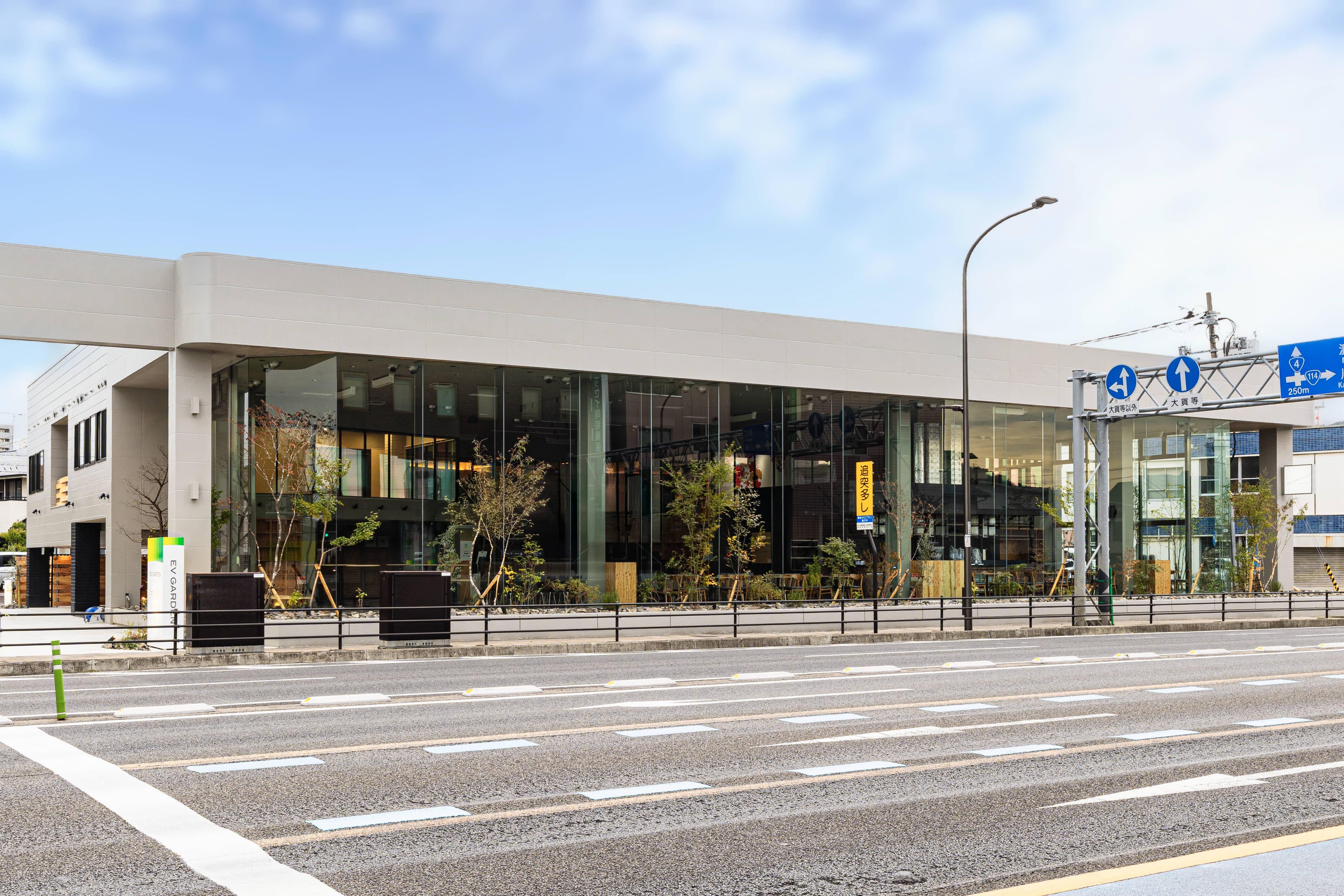 「EV GARDENふくしま」の外観